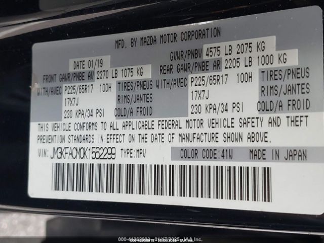 2019 MAZDA CX-5 JM3KFACM0K1562299 Photo 8