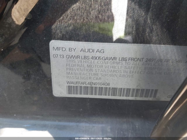 2014 AUDI A4 WAUFFAFL4EN010408 Photo 8