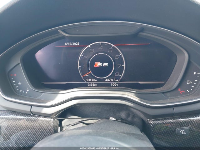Продажа на аукционе авто 2018 Audi S5 3.0t Premium Plus, vin: WAUC4CF5XJA043422, номер лота: 42959095