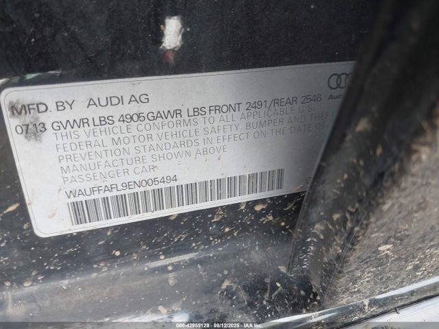 2014 AUDI A4 WAUFFAFL9EN005494 Photo 8