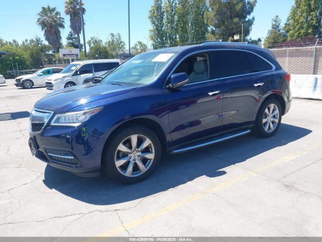 2014 ACURA MDX 5FRYD4H82EB034019 Photo 1