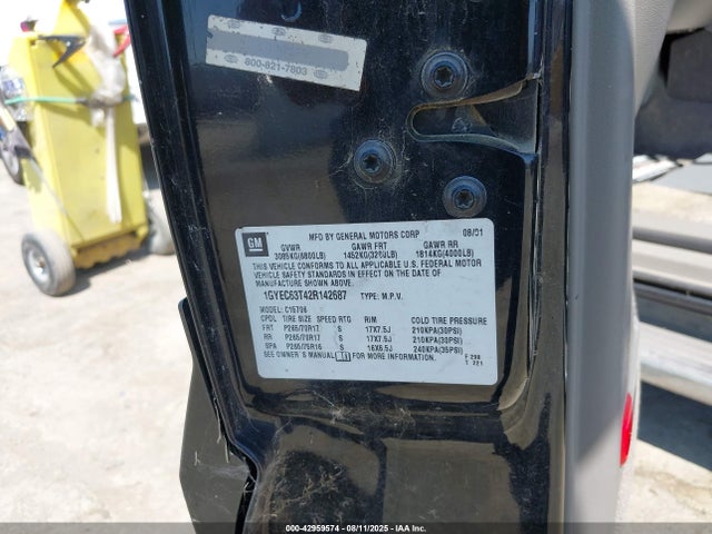 2002 CADILLAC ESCALADE 1GYEC63T42R142687 Photo 8
