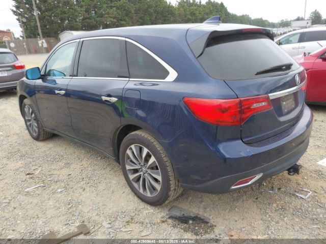 2016 ACURA MDX 5FRYD4H40GB027506 Photo 2