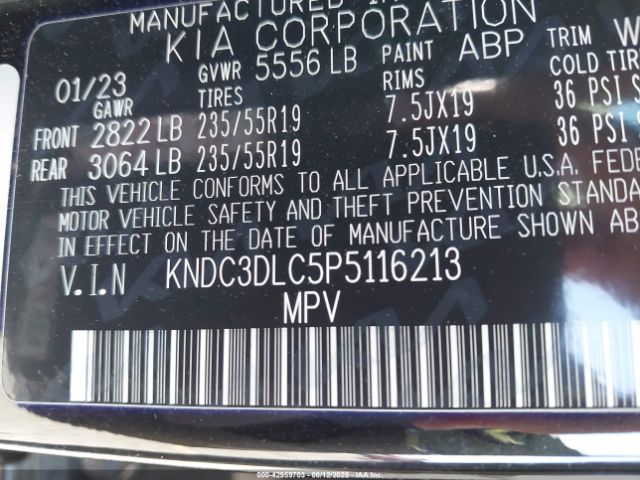 2023 KIA EV6 KNDC3DLC5P5116213 Photo 8