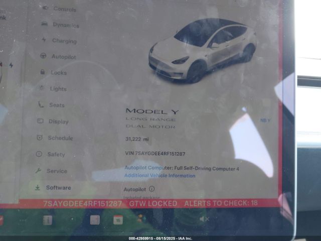 2024 TESLA MODEL Y 7SAYGDEE4RF151287 Photo 6
