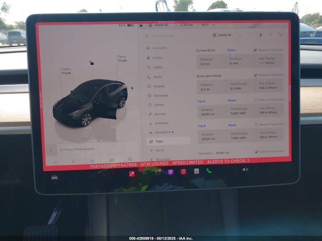 2023 TESLA MODEL Y 7SAYGDED9PF947859 Photo 6