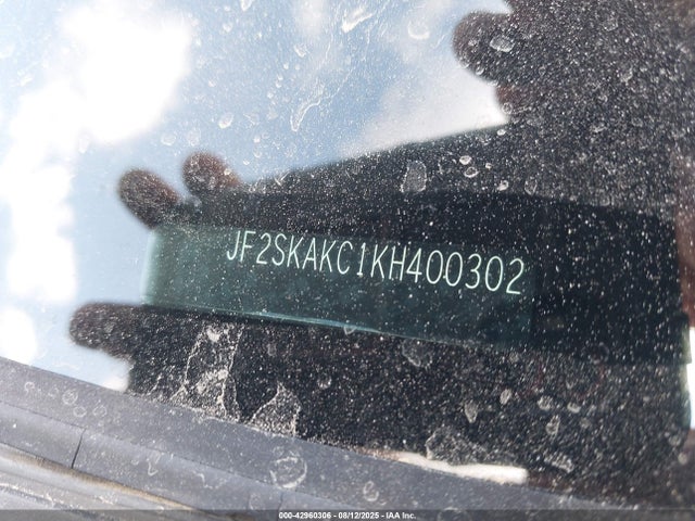 JF2SKAKC1KH400302 Subaru naturally aspirated u5