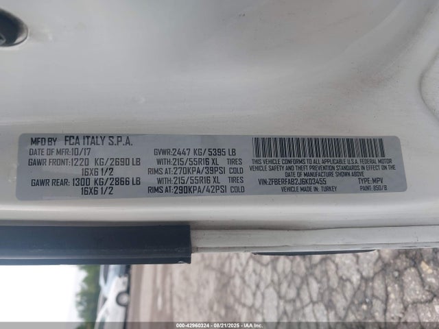RAM Promaster City 2018 ZFBERFAB2J6K03455 Image 9