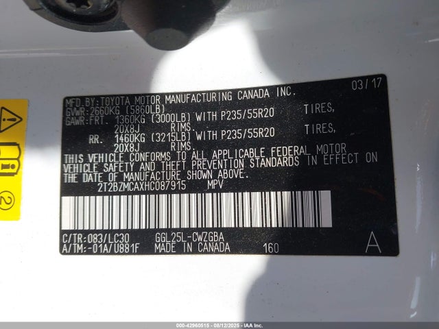 Lexus RX 2017 2T2BZMCAXHC087915 Image 9