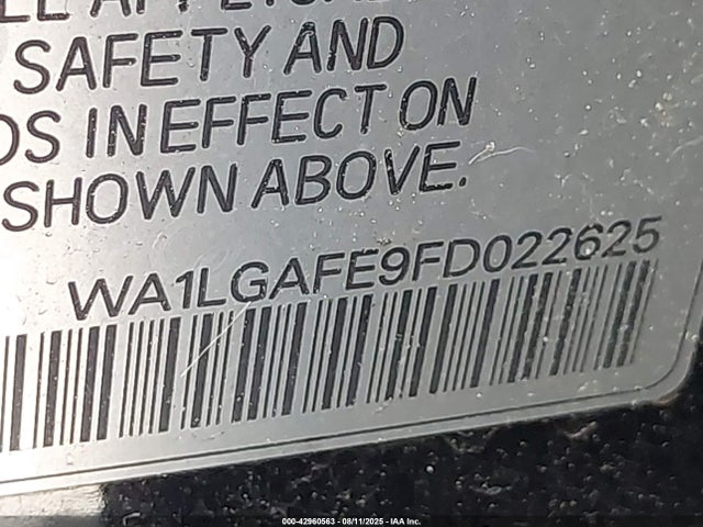 2015 AUDI Q7 WA1LGAFE9FD022625 Photo 8
