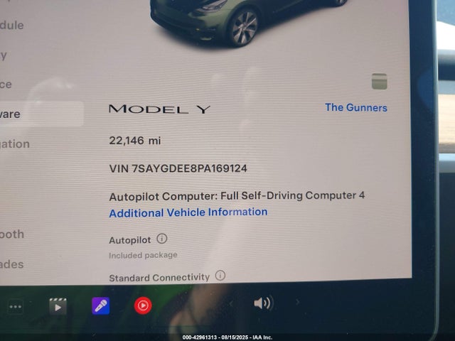2023 TESLA MODEL Y 7SAYGDEE8PA169124 Photo 6