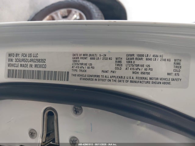 RAM 2500 2024 3C6UR5DL4RG298352 Image 9