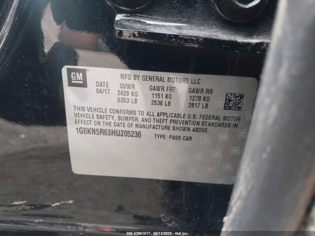 2017 CADILLAC CT6 1G6KN5R63HU205236 Photo 8