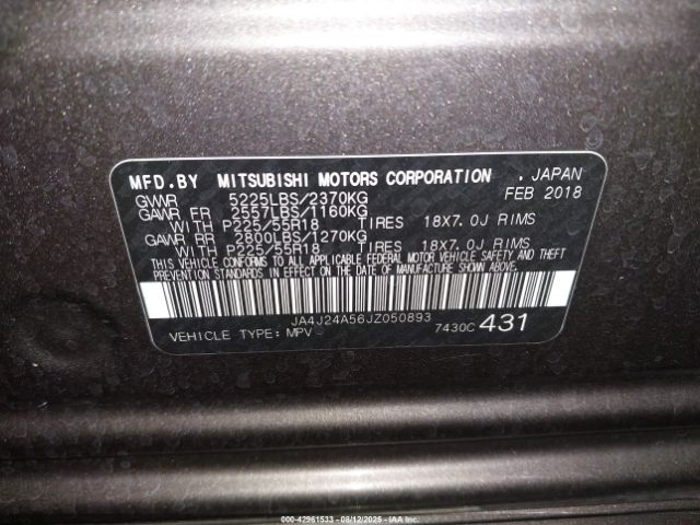 2018 MITSUBISHI OUTLANDER PHEV JA4J24A56JZ050893 Photo 8