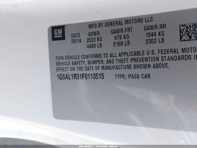 2015 CADILLAC ATS 1G6AL1R31F0113515 Photo 8