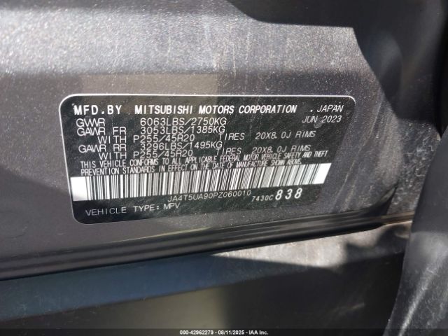 2023 MITSUBISHI OUTLANDER PHEV JA4T5UA90PZ060010 Photo 8