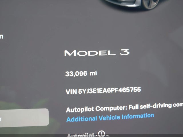 2023 TESLA MODEL 3 5YJ3E1EA6PF465755 Photo 6