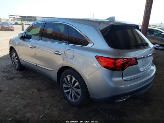 2015 ACURA MDX 5FRYD3H41FB011243 Photo 2