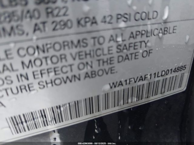 2020 AUDI Q8 WA1FVAF11LD014885 Photo 8