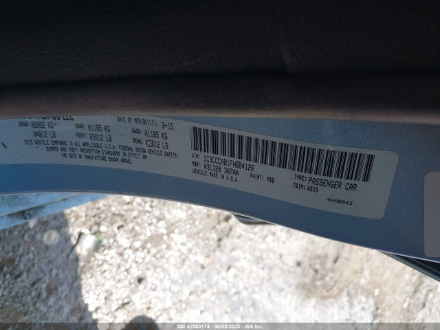 1C3CCCAB1FN684126 Chrysler 200