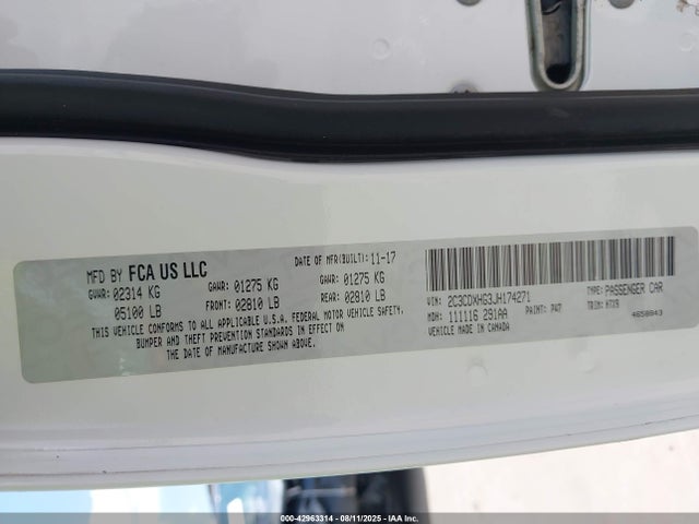 Dodge 2018 2018 2C3CDXHG3JH174271 Image 9