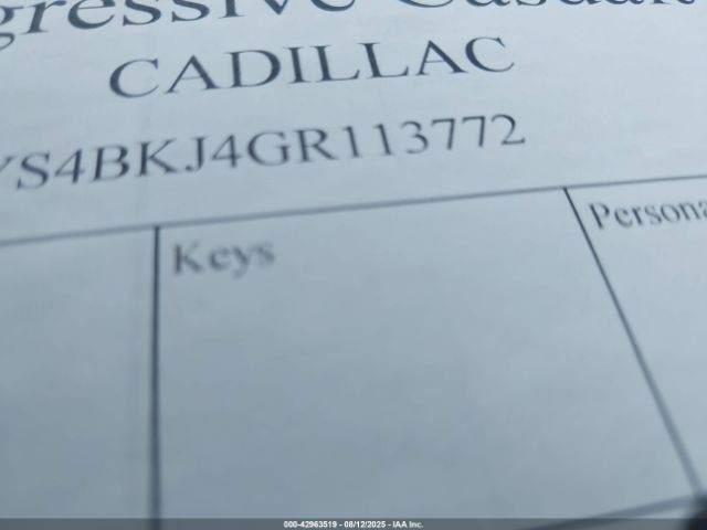 2016 CADILLAC ESCALADE 1GYS4BKJ4GR113772 Photo 8