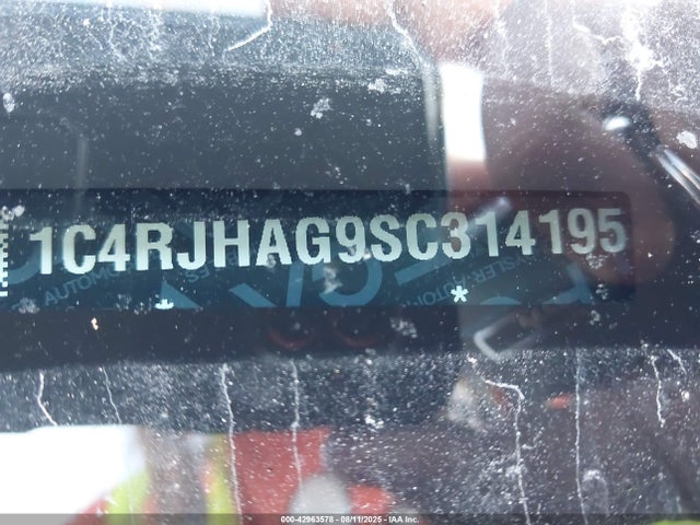 1C4RJHAG9SC314195 Jeep Grand Cherokee