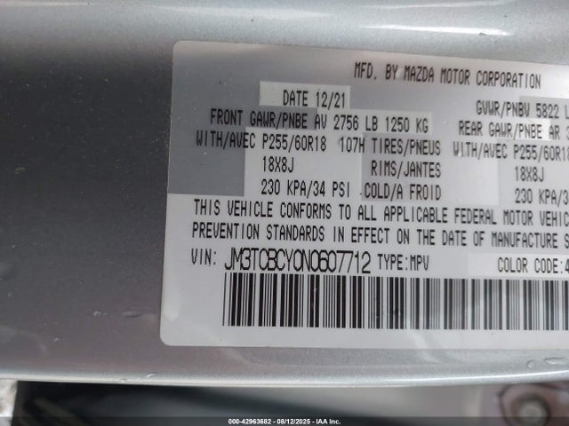 JM3TCBCY0N0607712 Mazda py