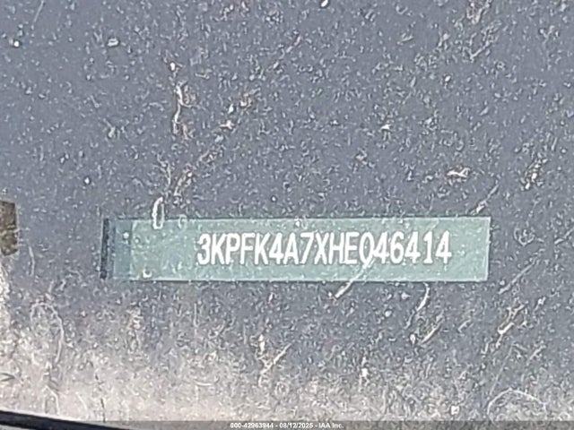 3KPFK4A7XHE046414 KIA mpi nu