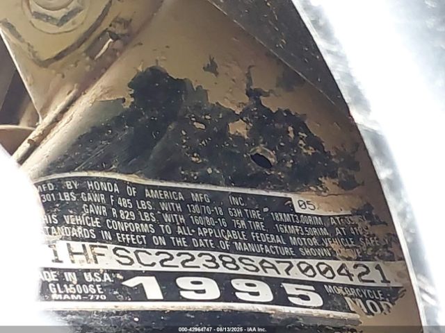 1995 HONDA GL1500 1HFSC2238SA700421 Photo 9