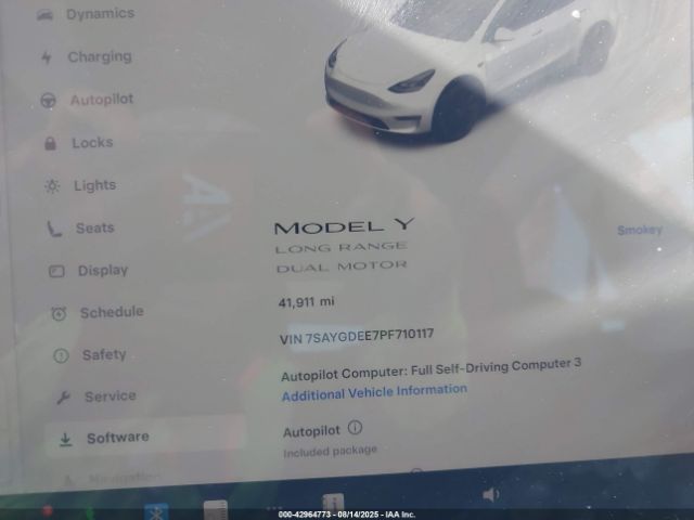 2023 TESLA MODEL Y 7SAYGDEE7PF710117 Photo 6