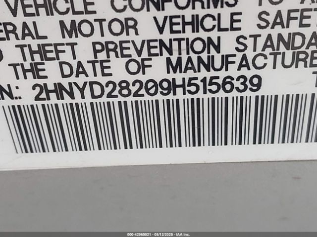 2009 ACURA MDX 2HNYD28209H515639 Photo 8