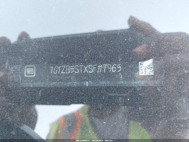 1G1ZD5STXSF117965 Chevrolet lfv