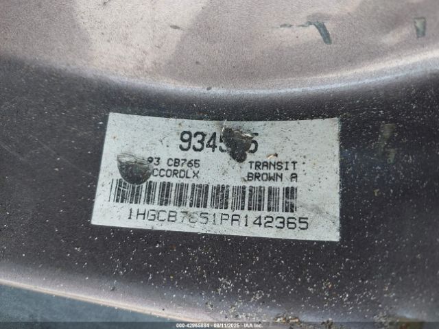 1993 HONDA ACCORD 1HGCB7651PA142365 Photo 8