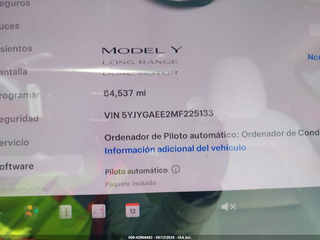 2021 TESLA MODEL Y 5YJYGAEE2MF225133 Photo 6