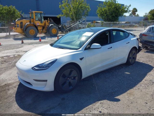 2022 TESLA MODEL 3 5YJ3E1EA6NF293515 Photo 1