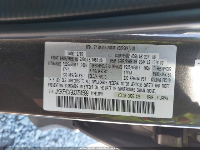 JM3KE4CY9G0751599 Mazda py