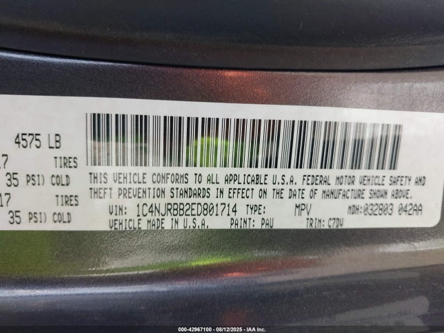 Jeep 2014 2014 1C4NJRBB2ED801714 Image 9