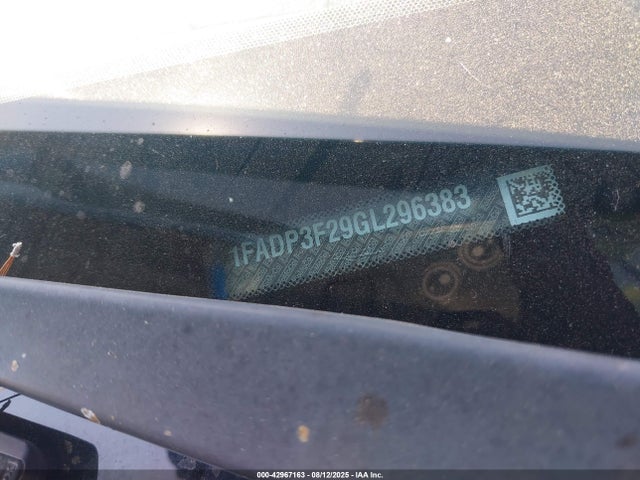 Ford 2016 2016 1FADP3F29GL296383 Image 9