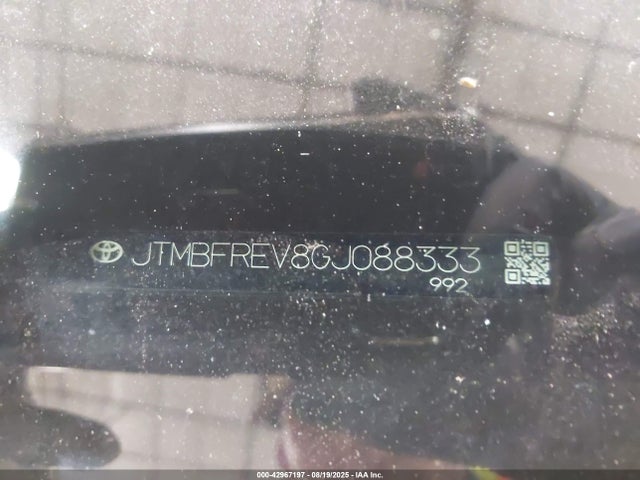 Toyota 2ar-fe 2016 JTMBFREV8GJ088333 Image 9