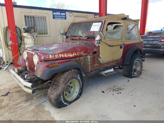 Продаж на аукціоні авто 1982 Jeep Jeep Cj7, vin: 1JCCN87E0CT060831, номер лоту: 42967629