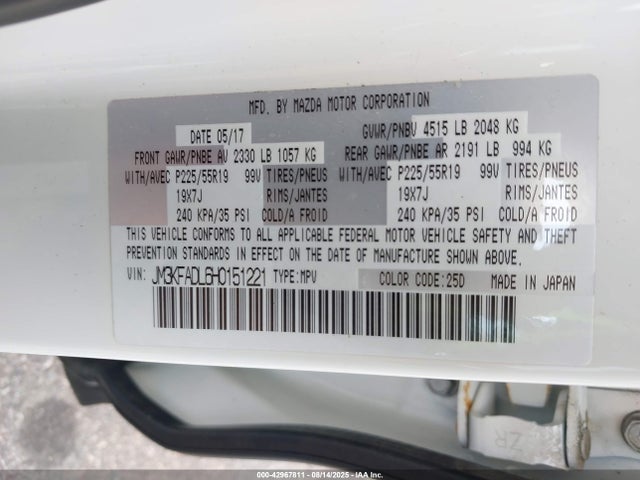 JM3KFADL6H0151221 Mazda py