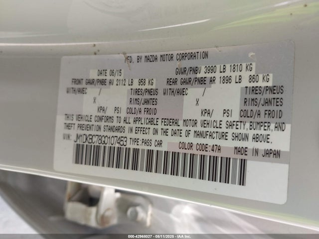 Mazda pe 2016 JM1DKBC78G0107453 Image 9