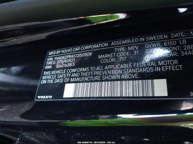 Volvo B4204te (b6) 2025 YV4062PB4S1350906 Image 9