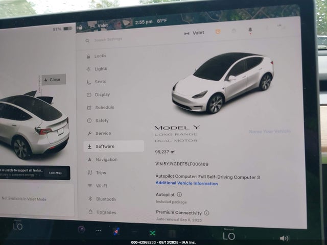 2020 TESLA MODEL Y 5YJYGDEF5LF006109 Photo 6