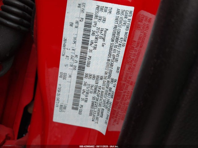 Ford 2014 2014 1FADP3K22EL333034 Image 9