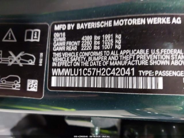 2017 MINI CLUBMAN WMWLU1C57H2C42041 Photo 8