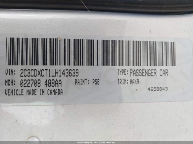 2020 DODGE CHARGER 2C3CDXCT1LH143639 Photo 8