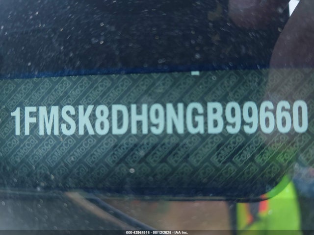 Ford ecoboost 2022 1FMSK8DH9NGB99660 Image 9