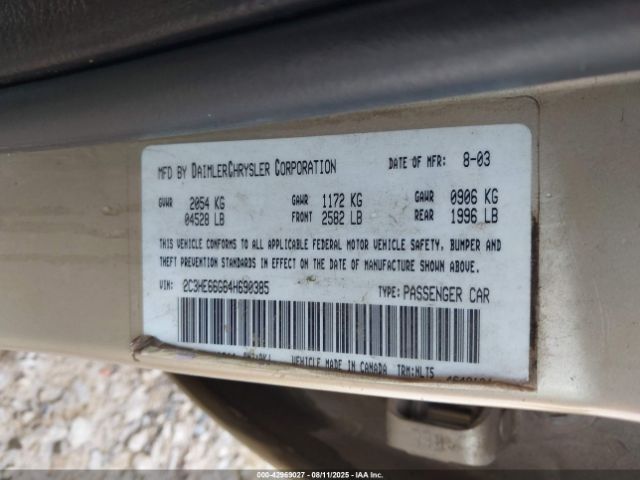2004 CHRYSLER 300M 2C3HE66G64H690385 Photo 8